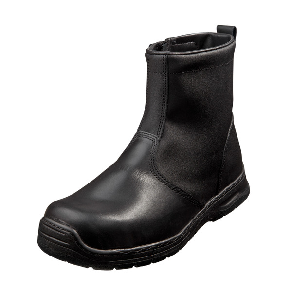 黑色側拉鍊防穿刺防潑水止滑電焊鞋	SF9807 (部分尺寸下單等候兩個月)