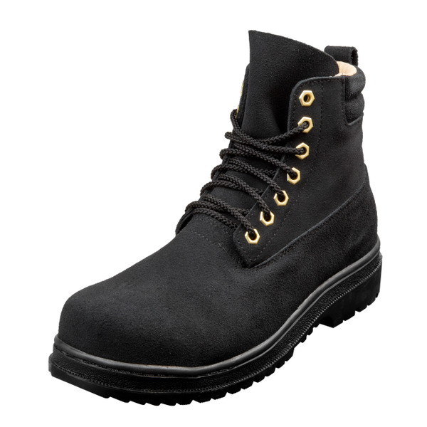 黑色反毛皮耐電壓防水安全鞋-S173520(部分尺寸無現貨下單等候兩個月)