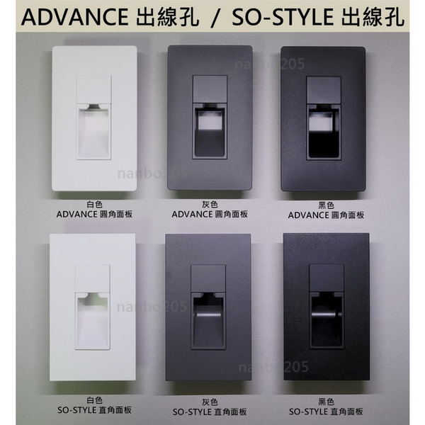 Panasonic ADVANCE系列出線孔 / SO-STYLE系列出線孔(真品平行輸入)