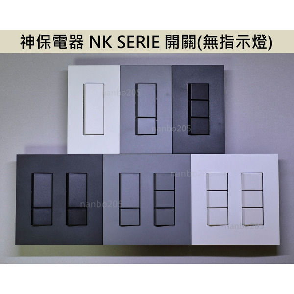 神保電器JIMBO NK SERIE 配線用開關 (無指示燈) (真品平行輸入)