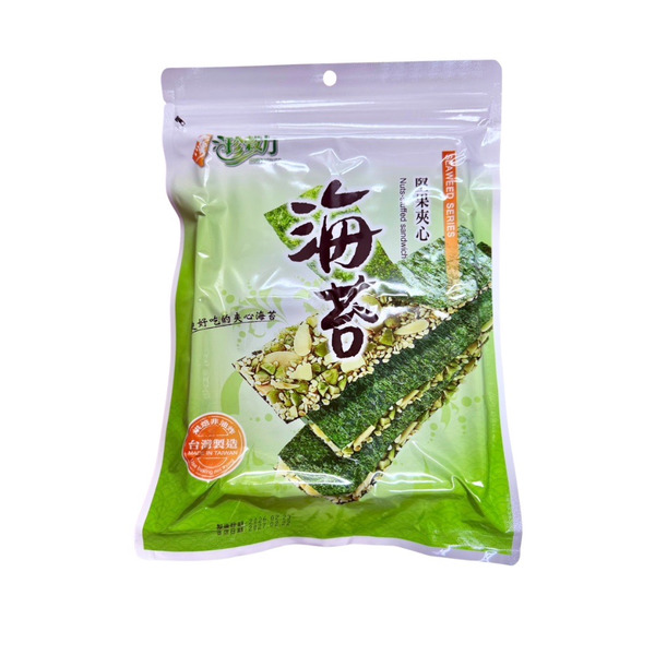 【果子樹】珍穀力-海苔脆片(杏仁片)-5入
