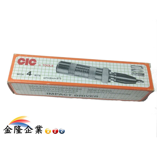 【天隆五金】(附發票)台灣製造 CIC 衝擊起子  打擊起子 4支裝