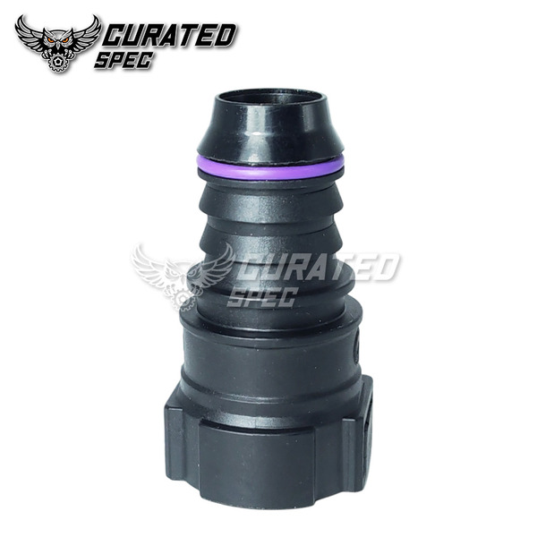 180° 0° elbow plastic quick connectors Φ18.9-3/4〞-ID16.5-0° for SAE Fuel System Liquid Vapor