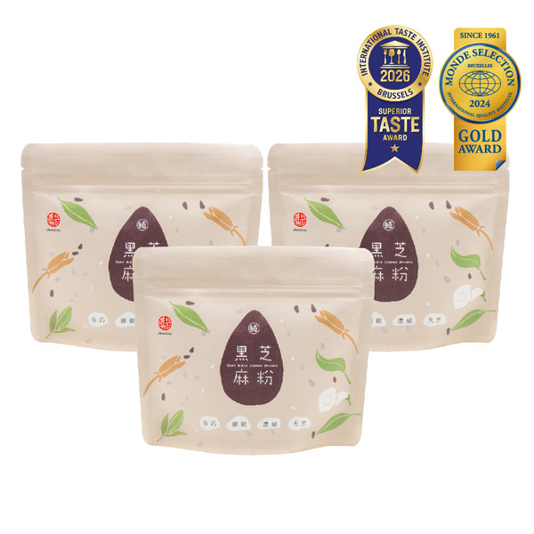 真老 純黑芝麻粉 170g 3入