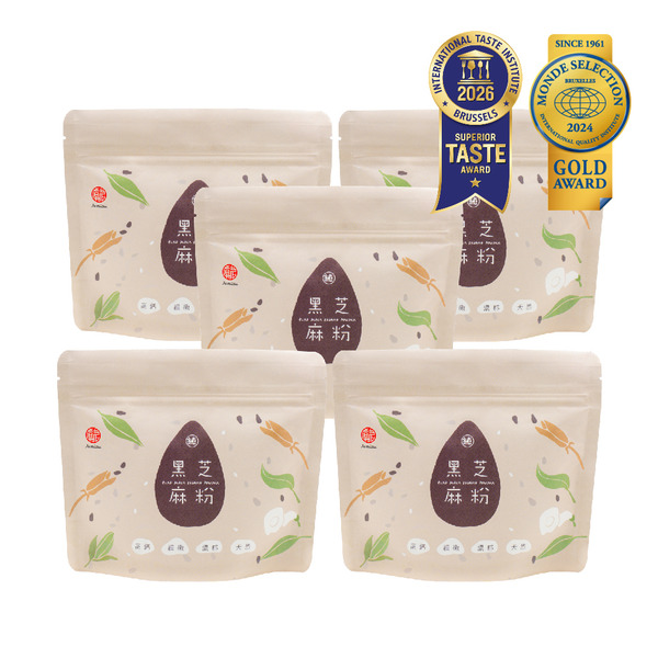 真老 純黑芝麻粉 170g 5入