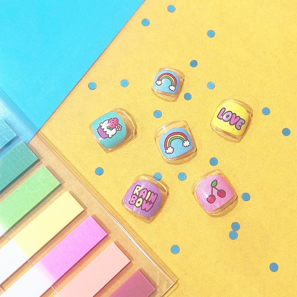 韓國 APRIL 時尚派對兒童安全指甲貼