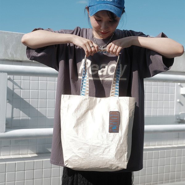 韓國 Miyansol 皺皺托特包（藍莓優格）