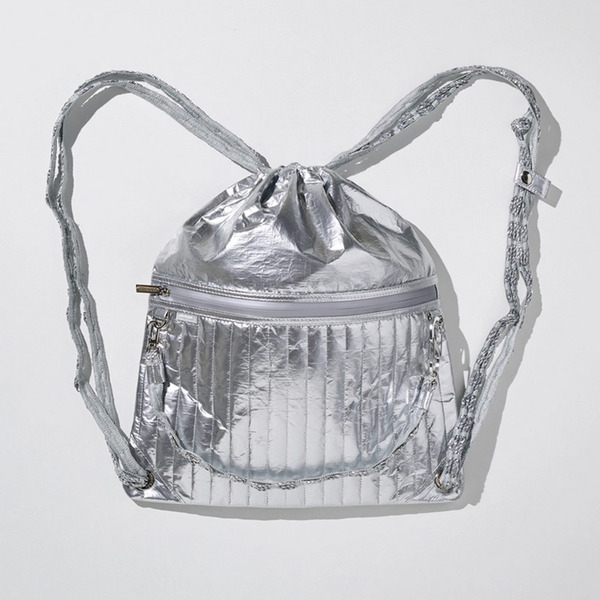 韓國 Miyansol 皺皺風琴包（星河銀）