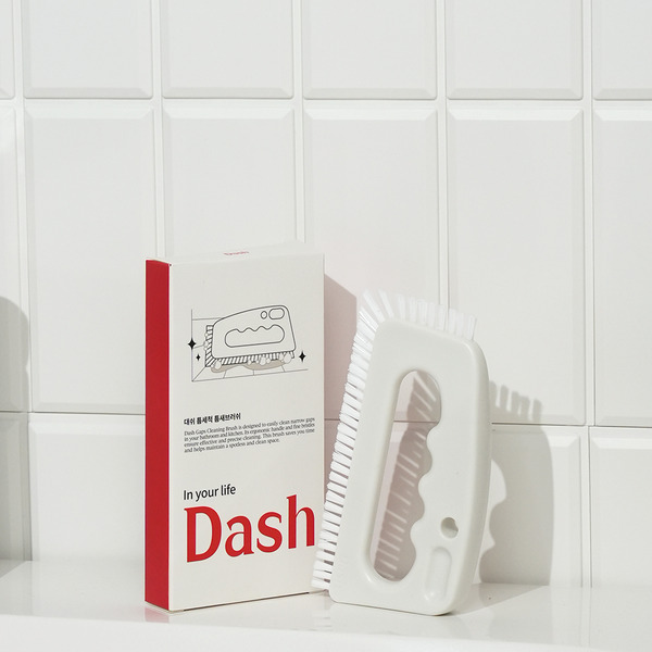 韓國 Dash 手柄式L型縫隙清潔刷