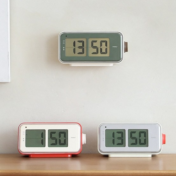 韓國 MOOAS LED 復古翻頁鐘
