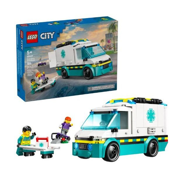 磚櫃 全新樂高  60451 City-緊急救護車 城市系列