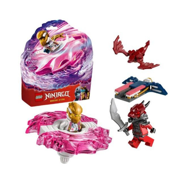 磚櫃 全新樂高  71824 Ninjago-索拉的猛龍旋風忍術陀螺 忍者系列