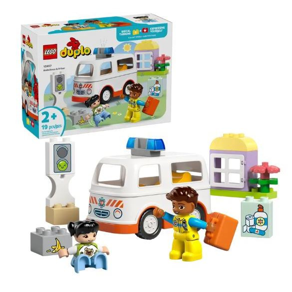 磚櫃 全新樂高  10447 DUPLO-救護車和駕駛員