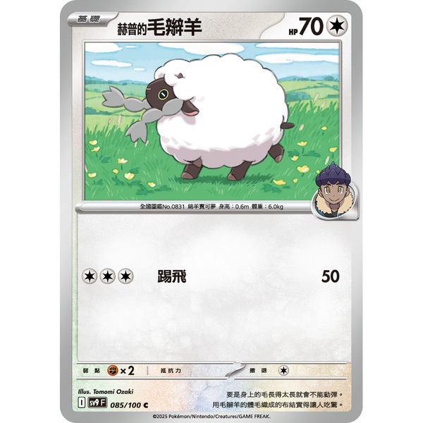 磚櫃 寶可夢 第42彈 對戰搭檔 // 赫普的毛辮羊 085/100