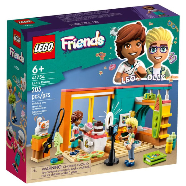 磚櫃 全新樂高 Friends系列  41754 李奧的房間