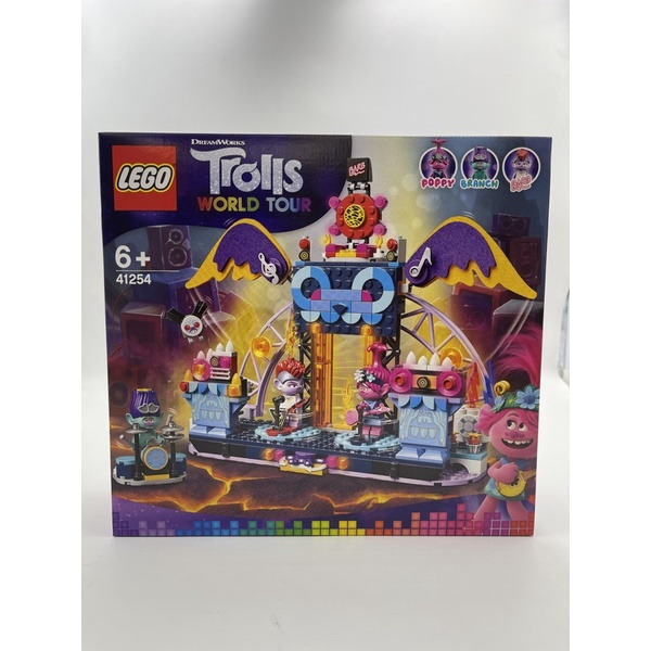 磚櫃 全新樂高 TROLLS 41254 Volcano Rock City concert Trolls