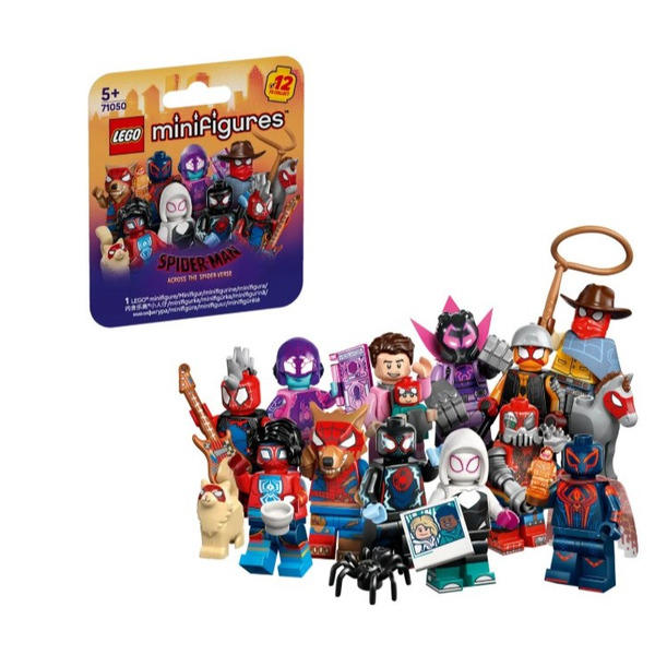 磚櫃 全新樂高 71050 蜘蛛人穿越新宇宙 一套12入不重複 拆盒 MINIFIGURES