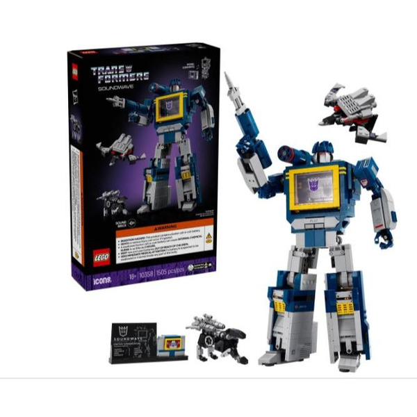 磚櫃 全新樂高 10358 ICONS 變形金剛 (音波)