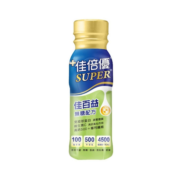 佳倍優-Super佳百益無糖營養237ml x 24入(一箱)-成箱販售