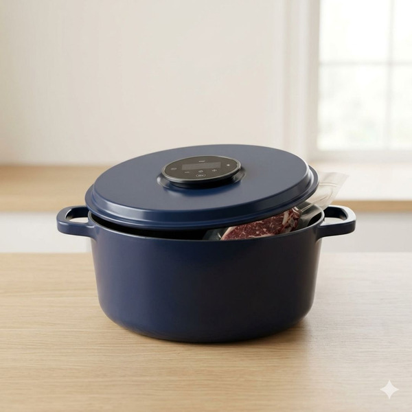 智慧型舒肥定溫鑄鐵鍋