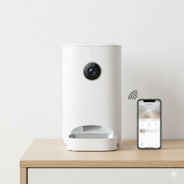 智慧遠端監控自動餵食機