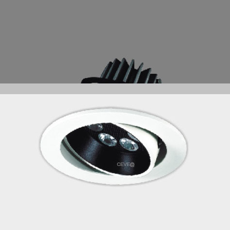 40TA424-1.2*6W-3000K-開孔90mm-白色