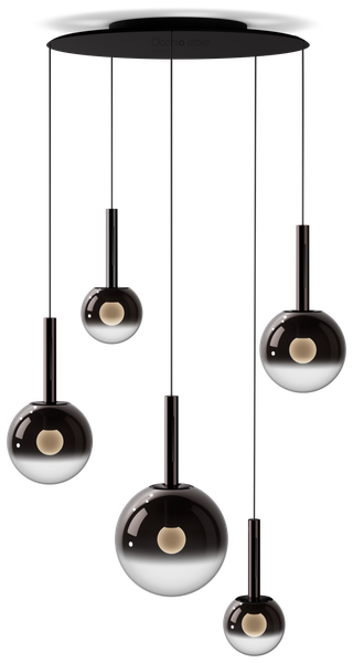 Luna sospeso cloud 5 吊燈(安裝時固定高度)