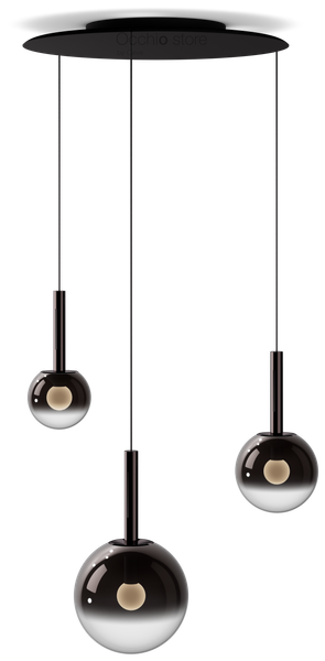 Luna sospeso cloud 3 吊燈(安裝時固定高度)