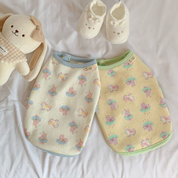 KR｜超親膚羅紋兔兔上衣