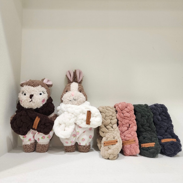 KR｜手工雲朵保暖圍巾🔥