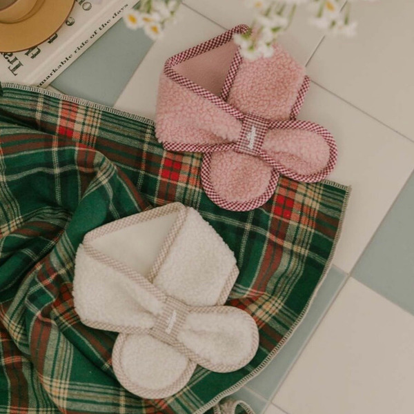 Scamper｜柔軟蝴蝶結保暖圍巾