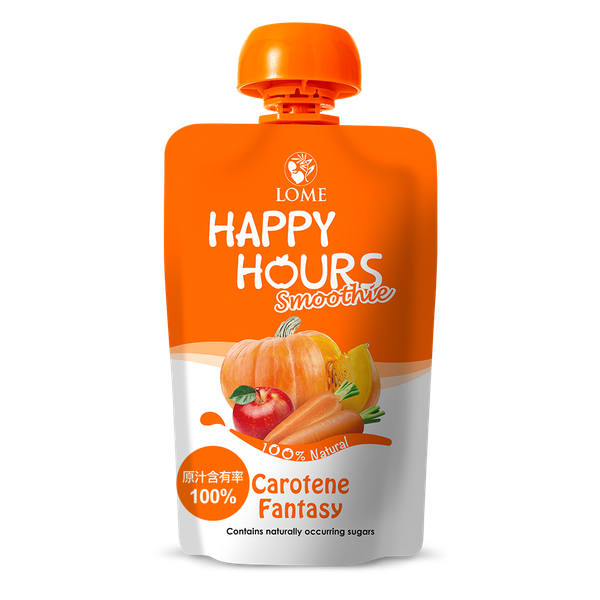 大地之愛 Happy Hours 生機纖果飲(蘋果/南瓜/胡蘿蔔) 100g/包