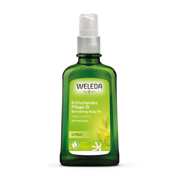 WELEDA 薇蕾德 柑橘清新保濕按摩油 100ml/瓶