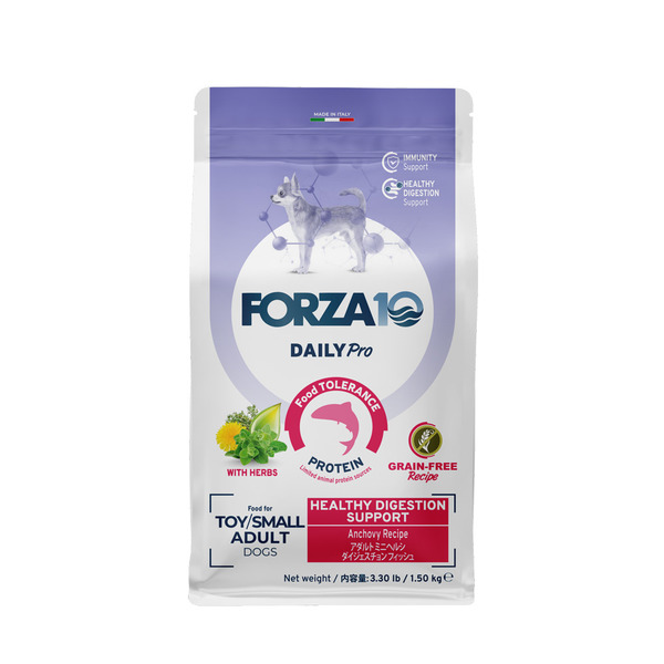 FORZA10芙爾莎 低敏 無穀腸胃道保健鯷魚配方(小型成犬) 1.5kg/包