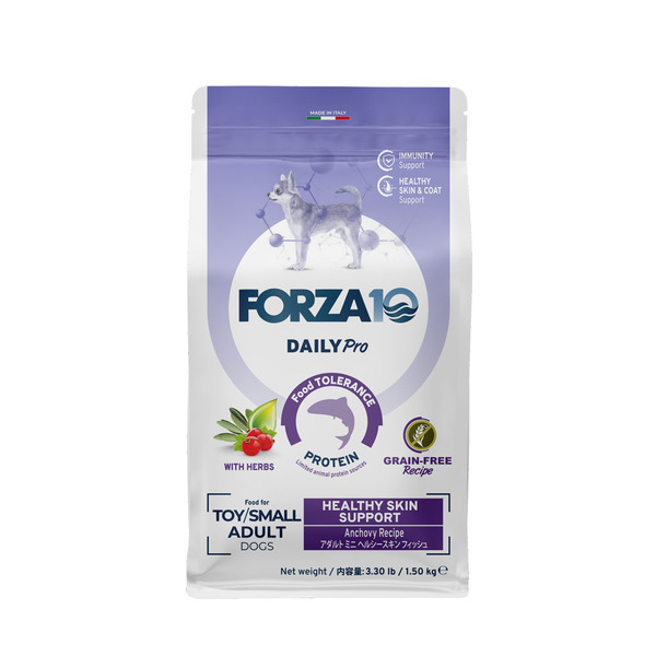 FORZA10芙爾莎 低敏 無穀皮毛保健鯷魚配方(小型成犬) 1.5kg/包