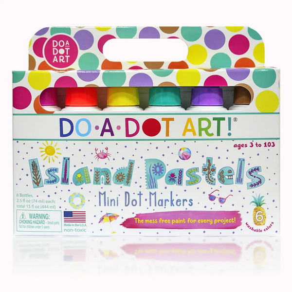 【紅利兌換】Wishall葳祈國際 美國Do A Dot Art! 點點畫筆 6入 迷你海島色