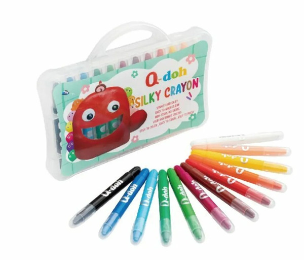 【紅利兌換】Wishall葳祈國際 絲滑蠟筆 silky crayon_12色（安全無毒、可水洗）