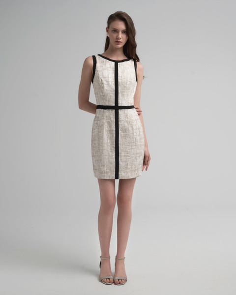 Coco小香風刺繡織紋洋裝