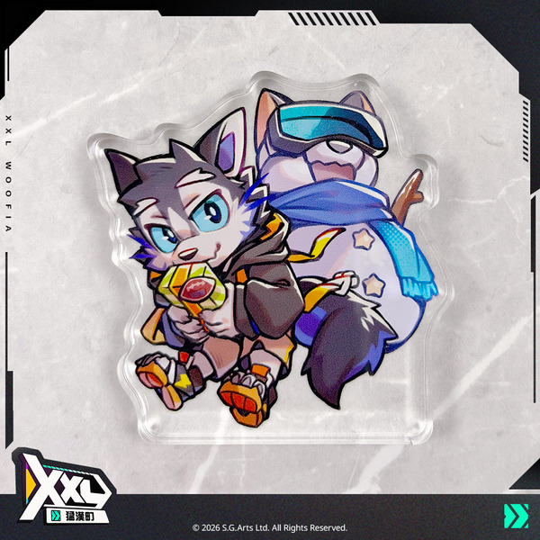 《XXL 猛漢町》厚片壓克力飯友_瑞卡諾