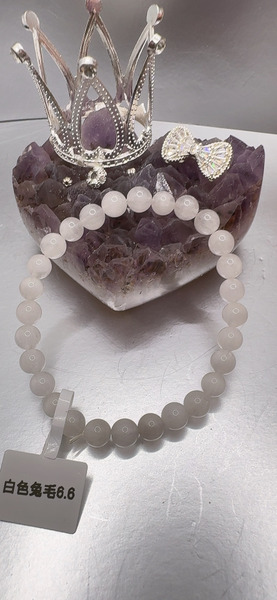 小紅書 爆紅款 白兔毛水晶 21