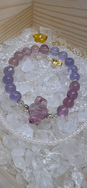 💙 卡通美美款藍螢石｜清心貴人款