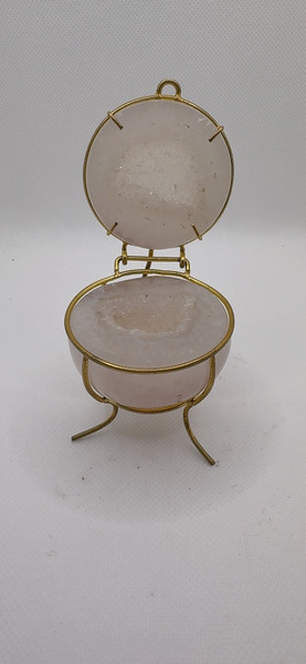 🤍全拋款  白水晶晶礦盒｜能量與藝術的交會5.5cm*5.5cm*5.8cm