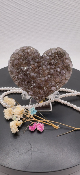 守護系小愛心晶洞  4.7cm*5.4cm  #5