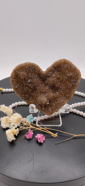 守護系小愛心晶洞  4.6cm*3.7cm  #7