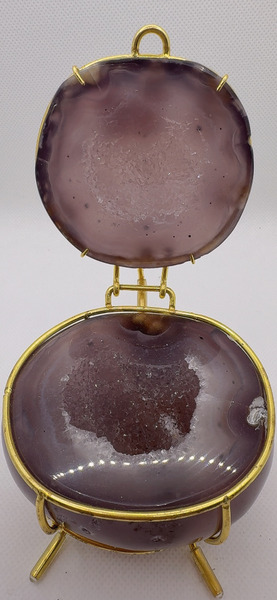 ❄️ 全天然 全拋 精拋 紫色'聚寶盆水晶｜8cm*7cm*5cm