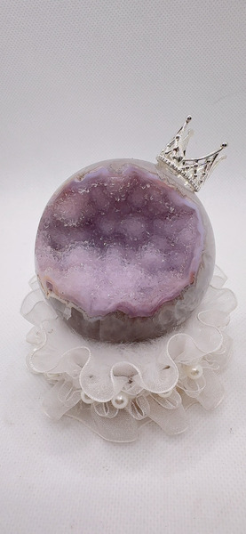 全拋款 天然 紫色夢幻啵啵軟糖｜直徑 6.3cm