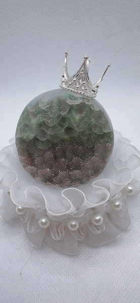 全拋款 天然 綠色森林軟糖夢幻水晶｜直徑 5.2cm