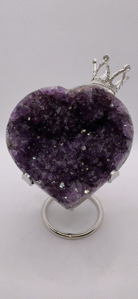 全拋款  天然 紫水晶 愛心彩晶｜9.4cm*10cm*3.5cm