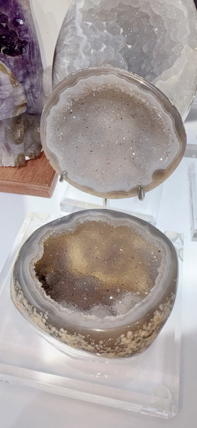 全拋款  天然     夢幻紫啵啵薄盆 精品聚寶盆｜｜ 9cm*10cm*6cm