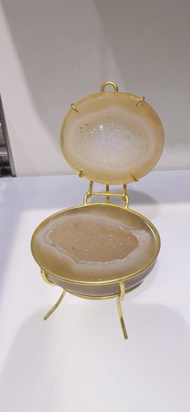 全拋款  天然    金黃迷你聚寶盆｜｜ 5cm*4cm*4cm